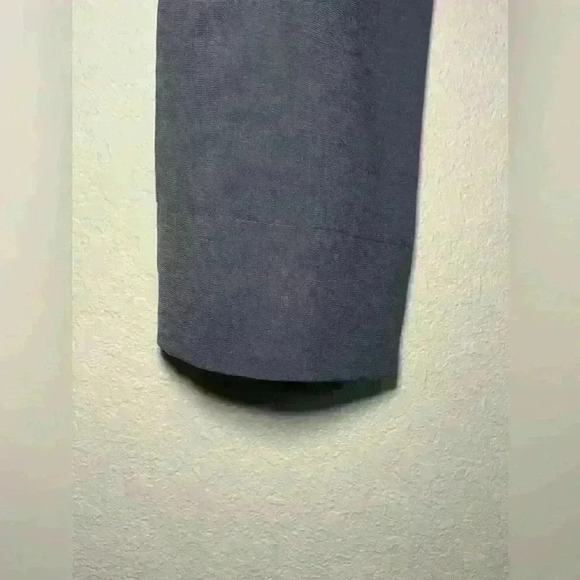 Women’s Lulus Slim Ankle Pant Grey Pleated Side Zip Size Large NWT - Picture 7 of 11